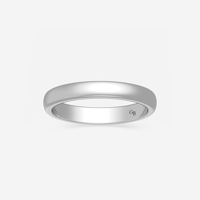 3mm Dome Wedding Band
